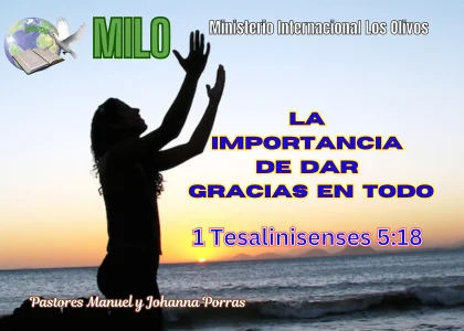 La importancia de dar gracias en todo